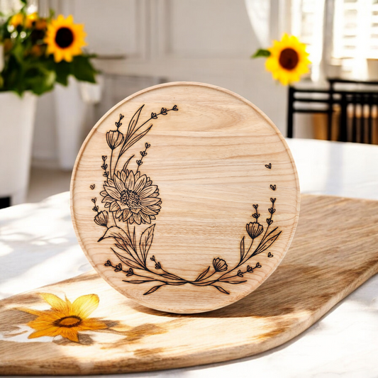 18" Sunflower Lazy Susan