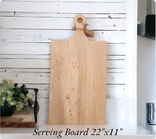 22" x 11" Serving Board