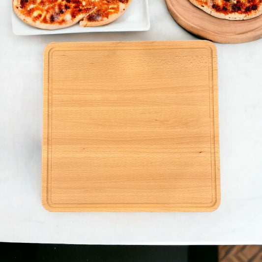 14" x 14" Pizza Cutting Board